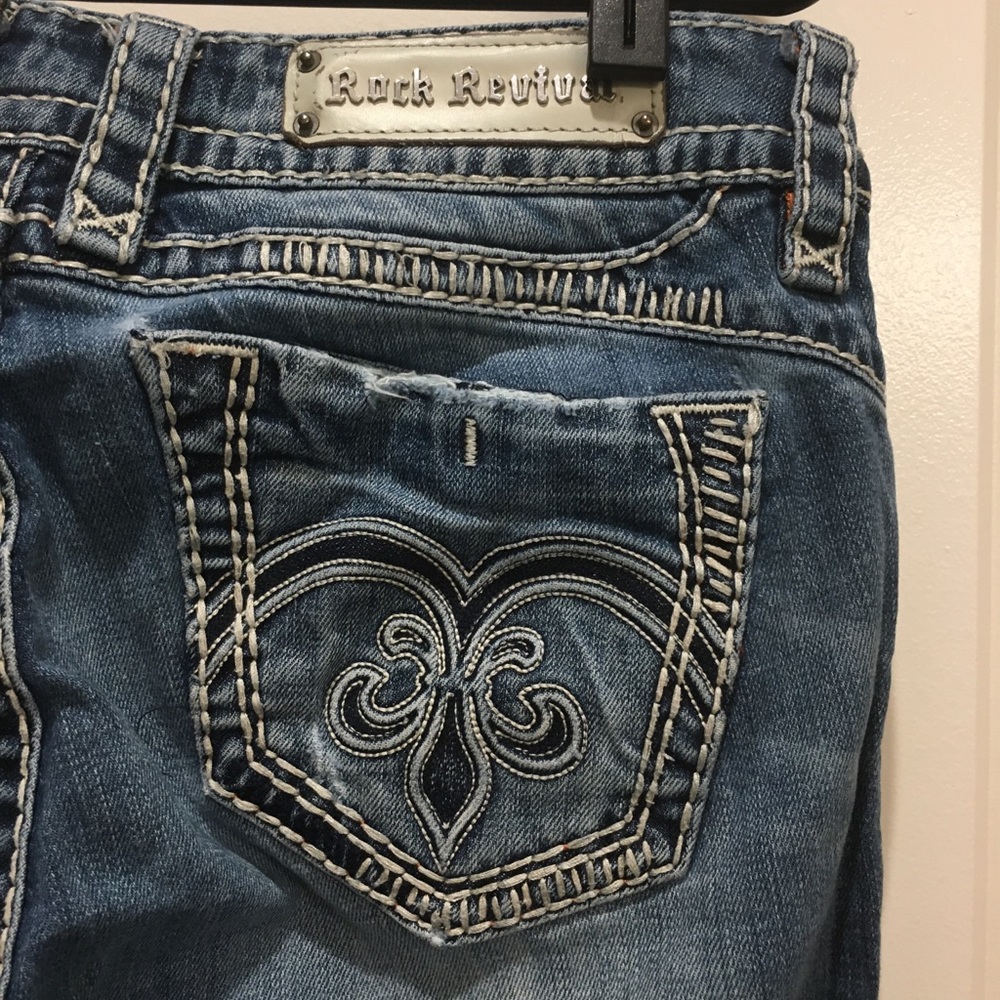 Used Rock Revival Jeans